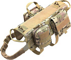 Tactical Dog Harness with Pouches, No-Pull Style