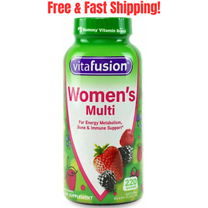 Vitafusion Women’s Multivitamin Gummies 220 ct For Energy Metabolism Exp 01/2025