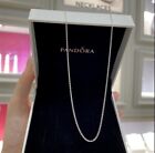 NWT AUTHENTIC PANDORA SILVER NECKLACE CHAIN #590412-60 23.6IN