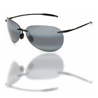 Maui Jim 421-02 Sugar Beach Sunglasses Gloss Black / Grey Polarized Lenses