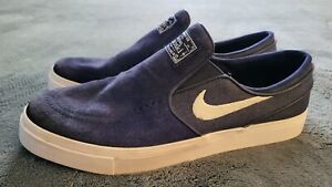 Size 9.5-Nike Janoski Slip On 833584-411 Blue