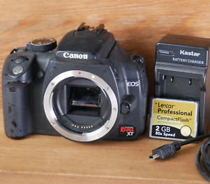 Canon EOS Digital Rebel XT / EOS 350D 8.0MP DSLR Camera Body *TESTED* W 2GB CF