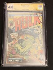 Hulk 180 4.0 Signed By Stan Lee CGC