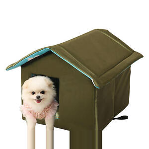 Outdoor Cat House Weatherproof for Winter Collapsible Warm Cats Dogs House