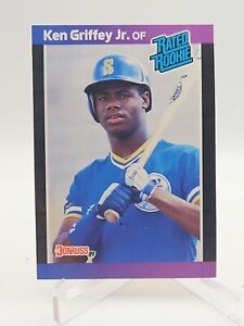New Listing1989 Donruss Ken Griffey Jr. Rated Rookie #33 Seattle Mariners