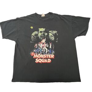 Monster Squad Shirt Mens 2XL XXL Black Movie Horror Tee T-Shirt
