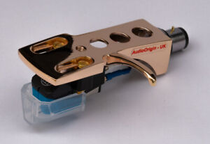 Rose Gold Headshell, cartridge, stylus for Sanyo TP1012, TP91S, TP725, TP20