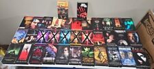 VHS Cult Horror Lot Of 35 X Files Jeepers Creepees Psycho Carrie And More Tested