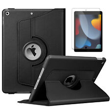 For iPad 9th 8th 7th Generation,10.2'' Case Leather Cover Stand,Screen Protector