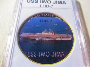 US NAVY - USS IWO JIMA (LHD-7) Challenge Coin