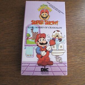 SUPER MARIO BROS. VHS TAPE AND BOX IN VERY GOOD PRE-OWNED CONDITION - 1989