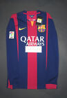 New 2014 Nike Authentic FC Barcelona Long Sleeve Lionel Messi Jersey Shirt Kit