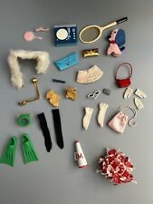 Early VINTAGE LG LOT MATTEL BARBIE DOLL SHOES ACCESSORIES