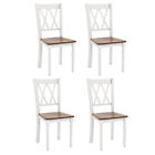 Set of 4 Wood Farmhouse Dining Room Side Chairs Dining Chairs for Home Kitchen