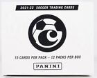 2021/22 Panini CHRONICLES Soccer Jumbo Fat CELLO Box-12 Sealed Packs-180 Cards!