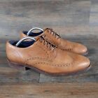 Cole Haan Mens Watson Oxford Dress Shoes Brown Size 11 M Wingtip Lace Up C25458