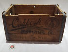 Vintage Large Wooden Crate for Oshkosh Brewing Co. with 1 Chief Bottle Top.