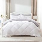 SLEEP ZONE Reversible Queen Size Cooling Comforter  Soft Breathable Bedding