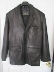 EMC Black Leather Jacket Blazer Size S  Men  NEW