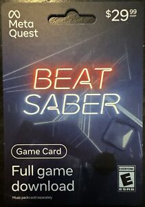 New ListingMeta Quest Beat Saber Gift Card