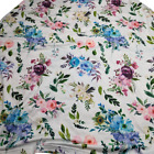 Acrabros Baby Girls Carseat Cover Bright Colorful Watercolor Floral Print