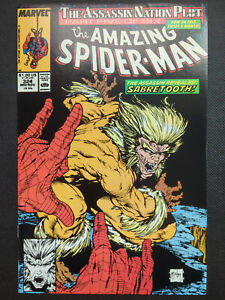 Amazing Spider-Man #324 (1989)  Todd McFarlane --Sabretooth Cover & Story