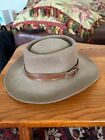 Stetson 4x Beaver Vintage Western Cowboy Hat Gambler Brown Hat Band