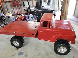 STRUCTO TRUCK 1960's Metal Flat Bed Toy Original Paint Custom By Late Bobby Ross