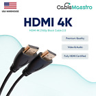 HDMI Cable 4K 2160P 2.0 Ultra High Speed 144Hz PS5 PS4 Xbox PC Gold Plated lot