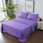 Superb Bed Sheet Set, Fitted, Flat, Pillowcases - Breathable & Soft, Deep Pocket