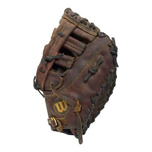 Wilson Pro 500 12 3/4'' First Base A0500 PBM RHT Baseball/Softball Mitt Glove