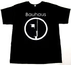 BAUHAUS Spirit Logo T-shirt Post Punk Gothic Rock Tee Men  Black New