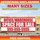 OFFICE WAREHOUSE SPACE FOR SALE Advertising Banner Vinyl Mesh Sign Rent Lease