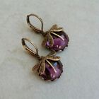 Fashion Women Vintage Dragonfly Purple Gemstone Earrings Holiday Gift Trendy New