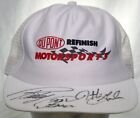 Vintage Dupont Motorsports Trucker Hat Autographed by Jeff Gordon & Ricky Craven