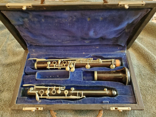 Buffet Crampon Carl Fischer Wood Oboe For Restoration Or Artisic Endeavor-4QSMC