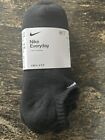 Nike Everyday Cushioned Cotton 3 Pairs Socks **No Show** Size W 6-10 M 6-8
