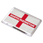 FRIDGE MAGNET - North Elkington - St George Cross/England Flag