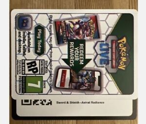 Pokemon TCG Live Astral Radiance Booster Codes(x10) *Send within 24hours
