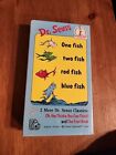 Dr. Seuss VHS 1989 Tape Beginner Book Video One Fish Two Fish Red Fish Blue Fish