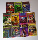 R.L. Stine Goosebumps 11 Book Lot Paperbacks Multiple series Most Wanted