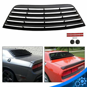Rear Window Scoop Louver Sun Shade Cover For 2008-2023 Dodge Challenger GT R/T