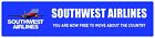 Southwest Airlines  | Branded Premium Decorative Plastic Display Sign | 6