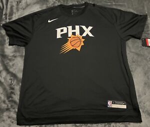 LARGE Nike NBA PHOENIX SUNS Shooting Shirt Dri-Fit