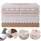 Bird Cage Pigeon Carrier Box Portable Folding Plastic Poultry Pet Training Cage