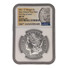 2021-O PRIVY MORGAN DOLLAR NGC MS70 FIRST DAY OF ISSUE FDOI 100th Anniversary 1A