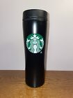 Starbucks Coffee Cup Travel Mug Tumbler 16 oz Black Double Wall
