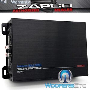 ZAPCO HB-84D HARMONY 4CHANNEL 480W RMS COMPONENT SPEAKERS TWEETERS AMPLIFIER NEW