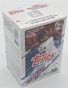 Factory Sealed 7 Pack Blaster Box 2021 Topps Baseball Update Series Cards