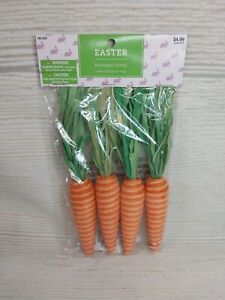 New ListingNew! 4 Garden Carrots Twine Bowl Vase Filler Home Decor Farmhouse Spring Easter